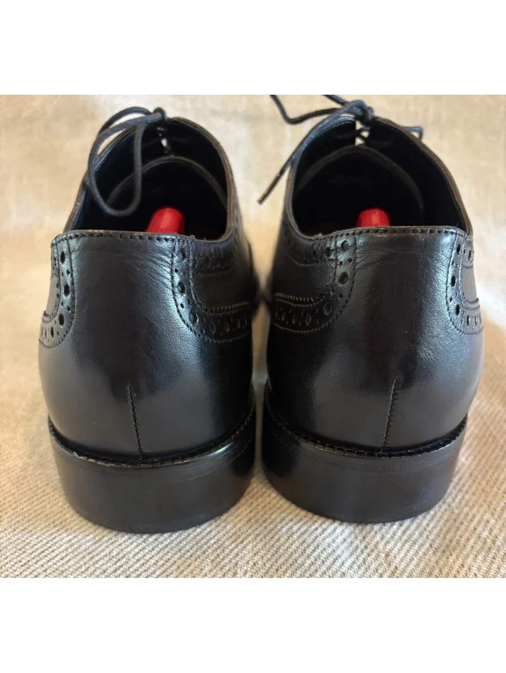Cole Haan Williams Wingtip Oxford Black Leather Dress Shoes Mens 13 M C12209